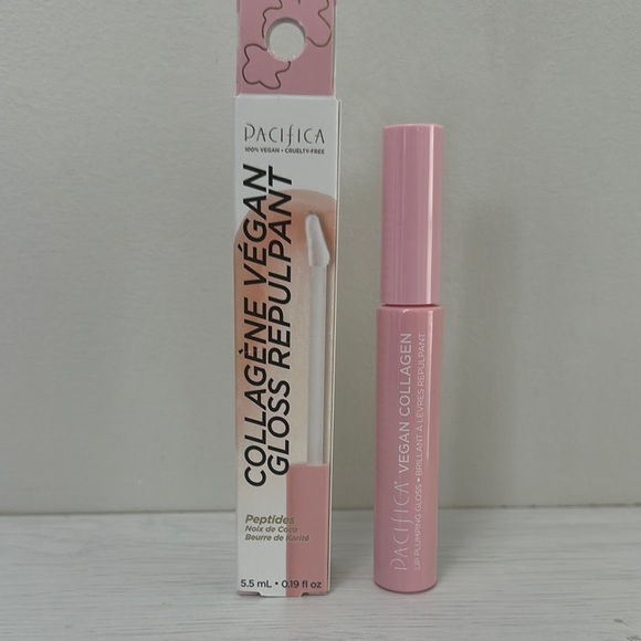 🌸 Pacifica Pink Lip Plumping Gloss with Vegan Collagen - Picture 2 of 2
